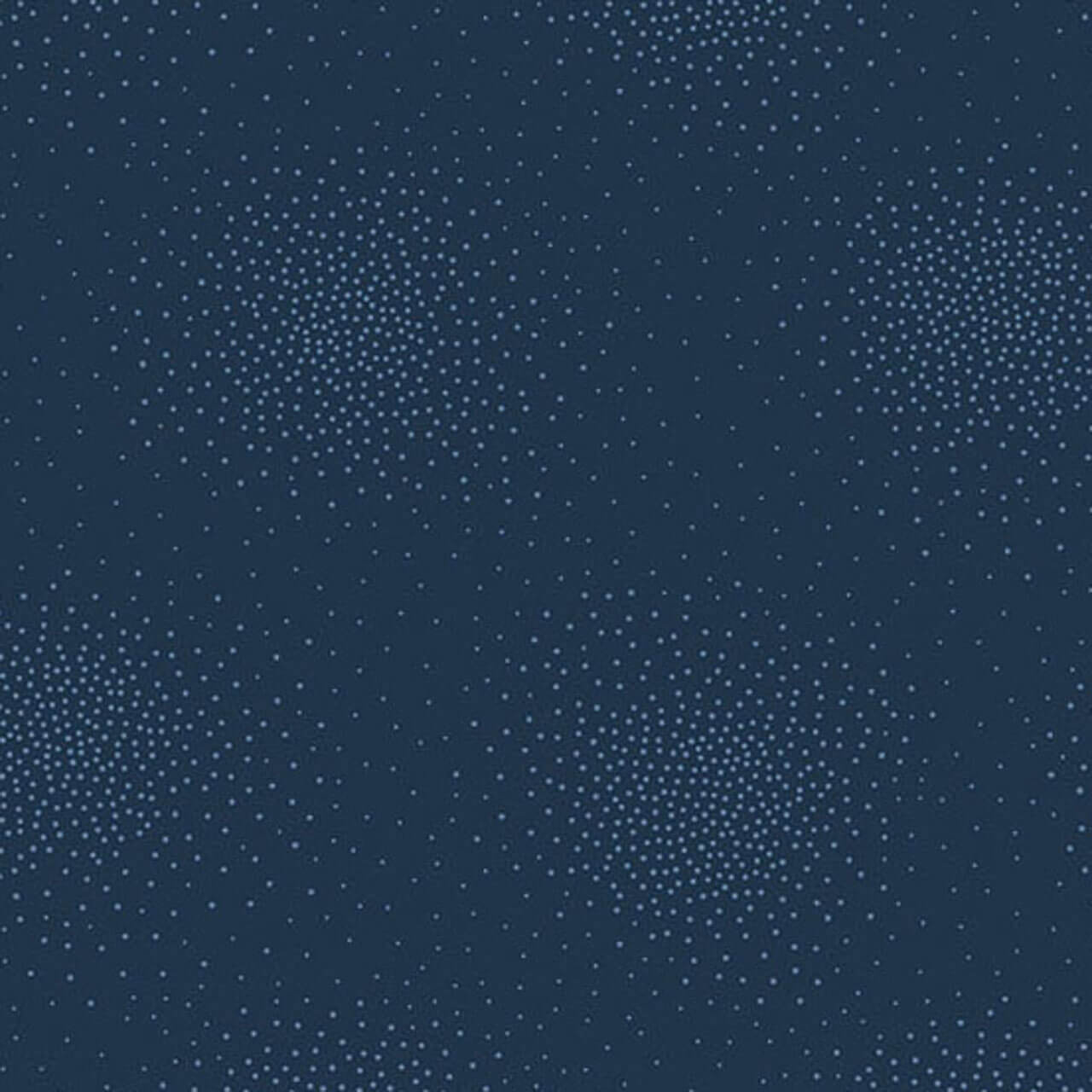 Andover Fabrics Spritz 2 Uniform fabric in a deep navy blue with softly scattered tonal dot clusters