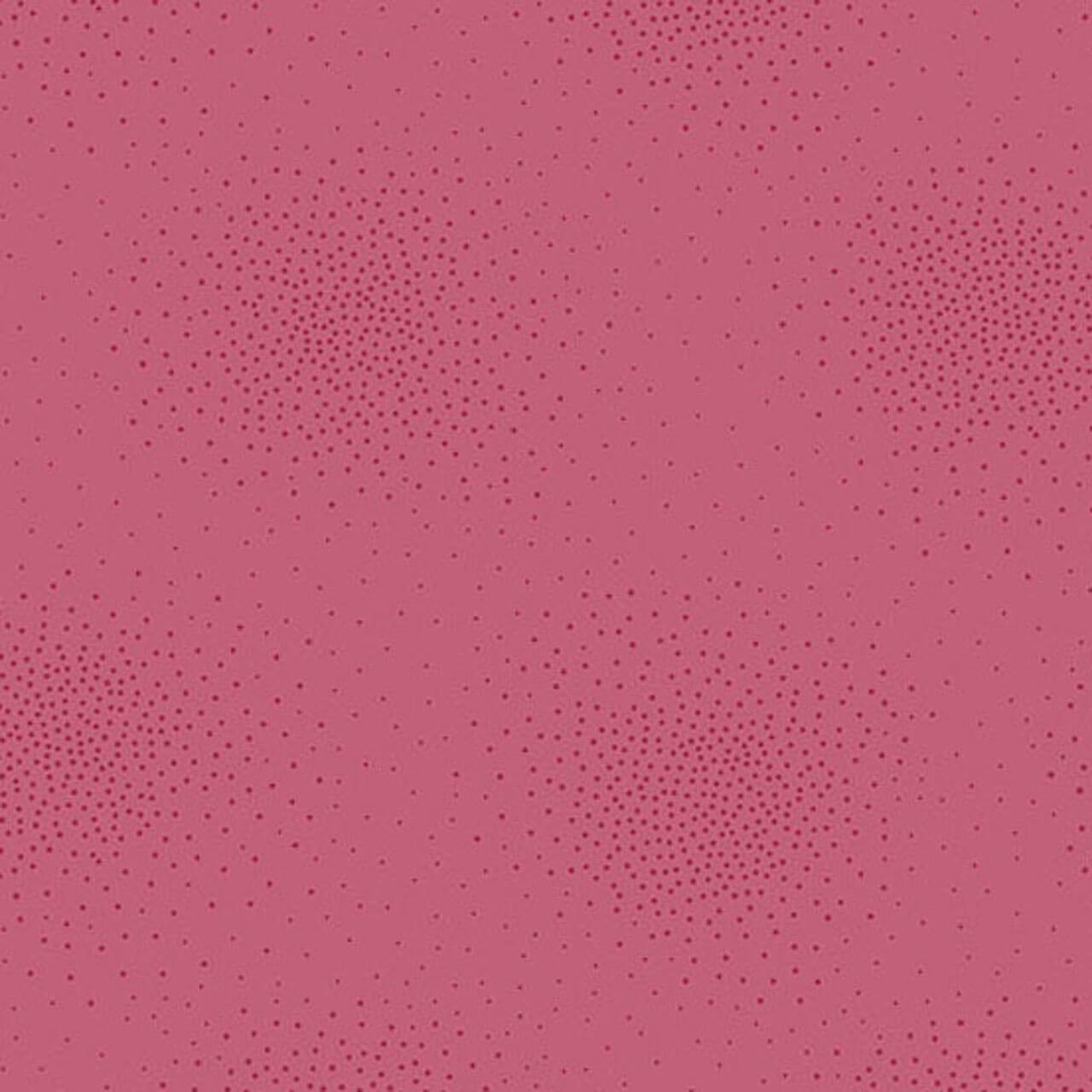 Andover Fabrics Spritz 2 Rosy fabric in a warm rose pink with softly scattered tonal dot clusters
