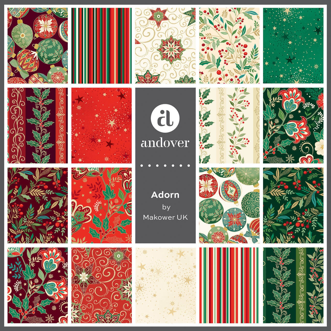 Adorn by Makower UK collection tile