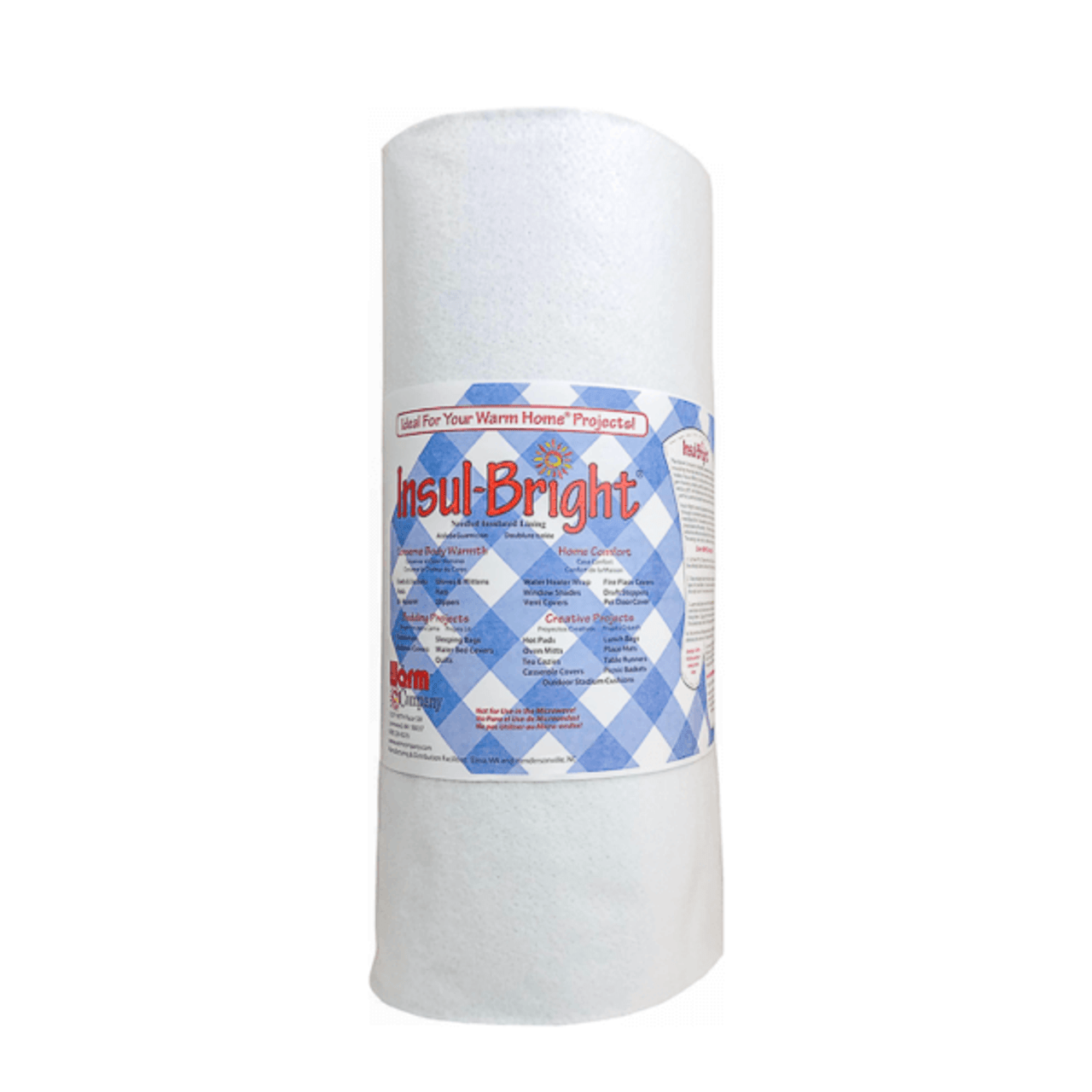 Insul-Bright Heat Resistant Wadding by the Warm Company 22 inches wide, 7.5 metre roll