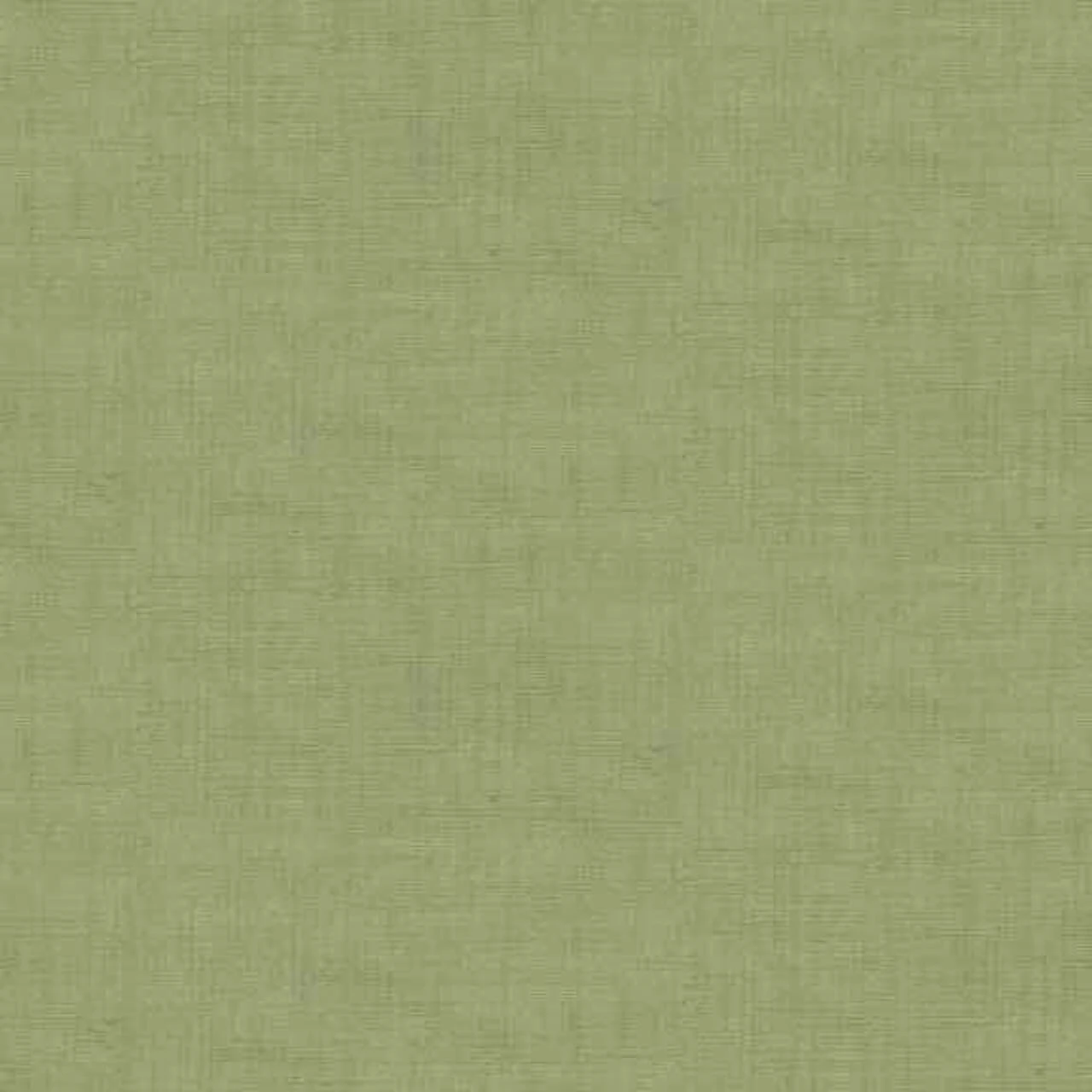 Linen Texture fabric in Sage green by Makower UK with subtle crosshatch print