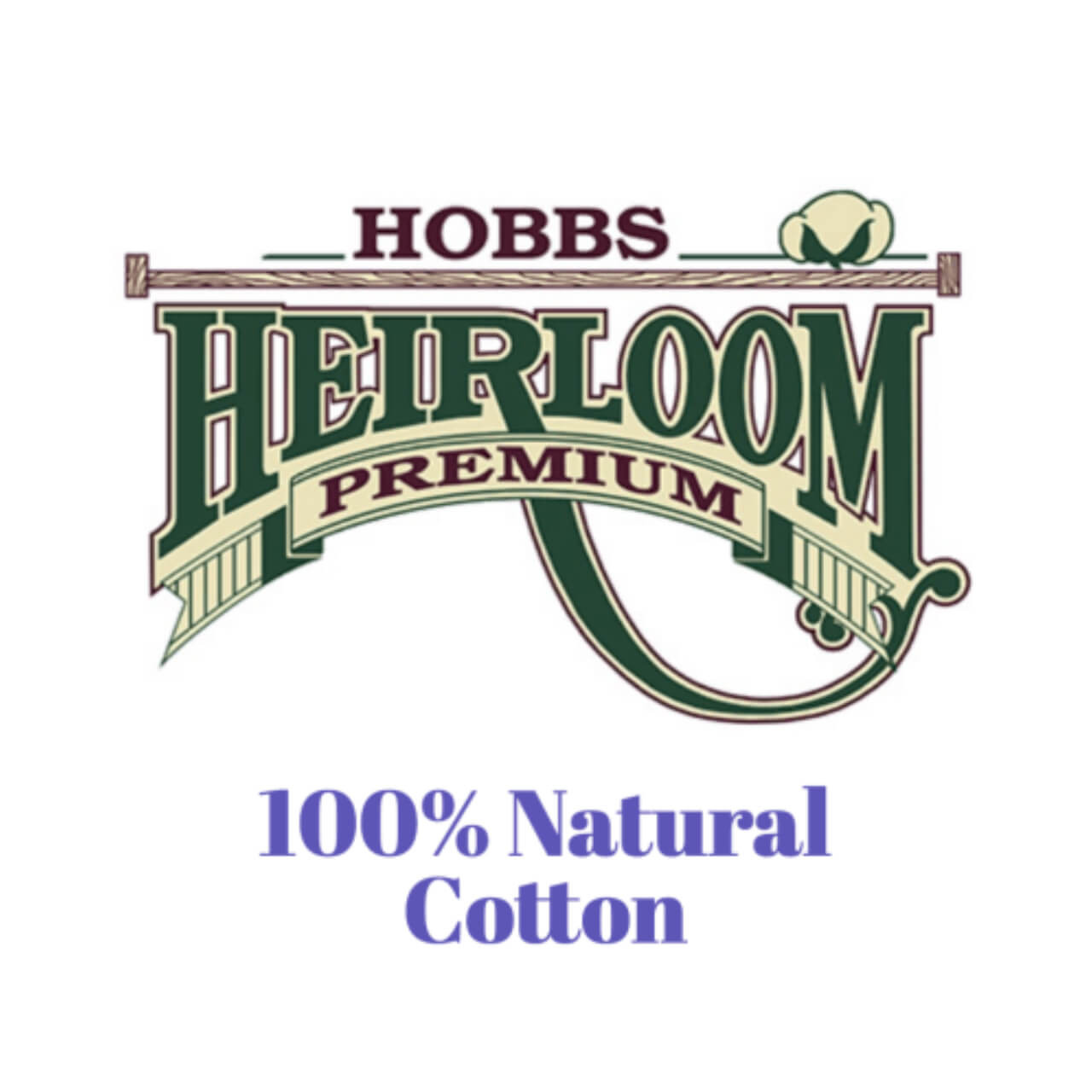 Heirloom Premium 100% Natural Cotton Wadding - 96" Wide