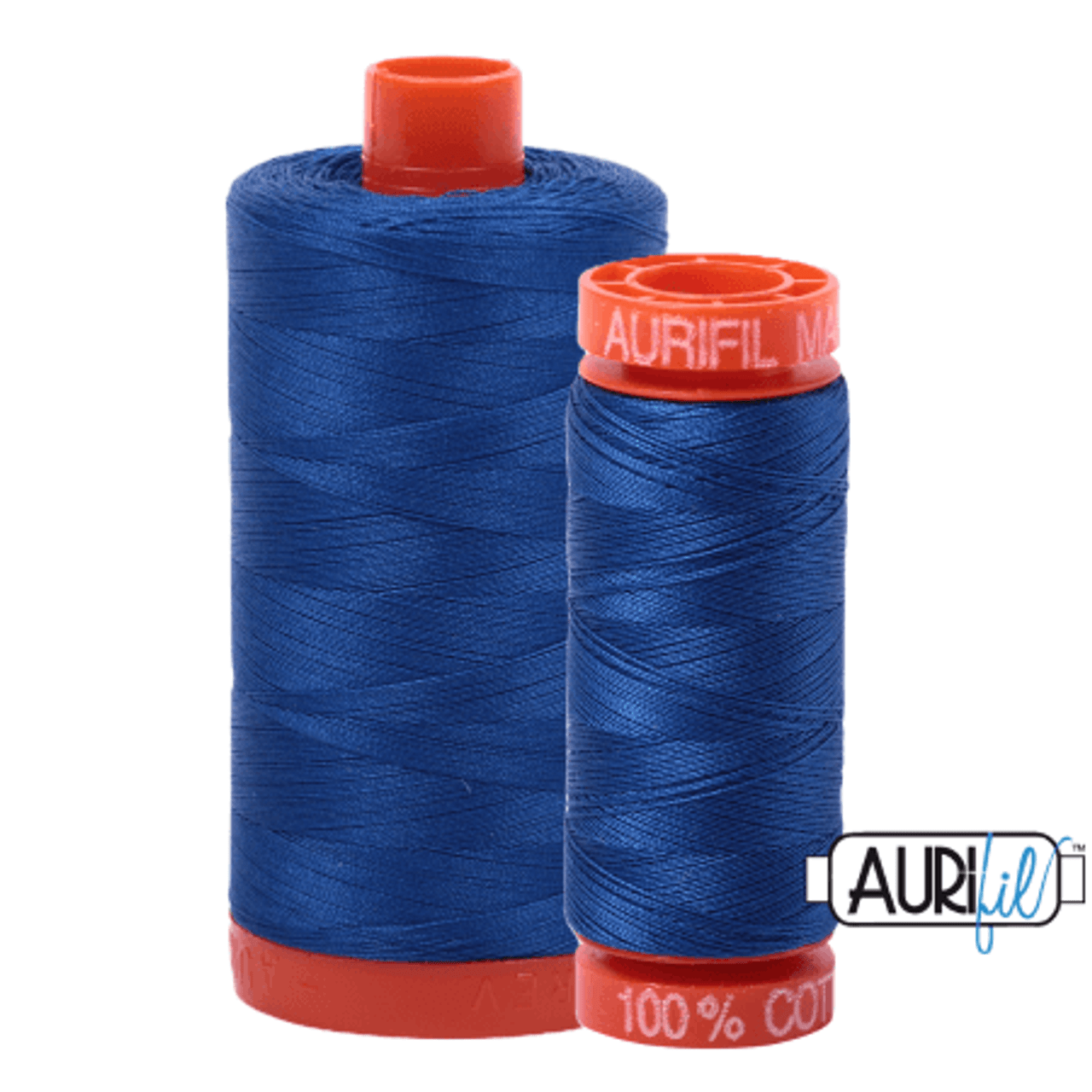 Aurifil Medium Blue 50WT Quilting Thread 2735 2 Sizes