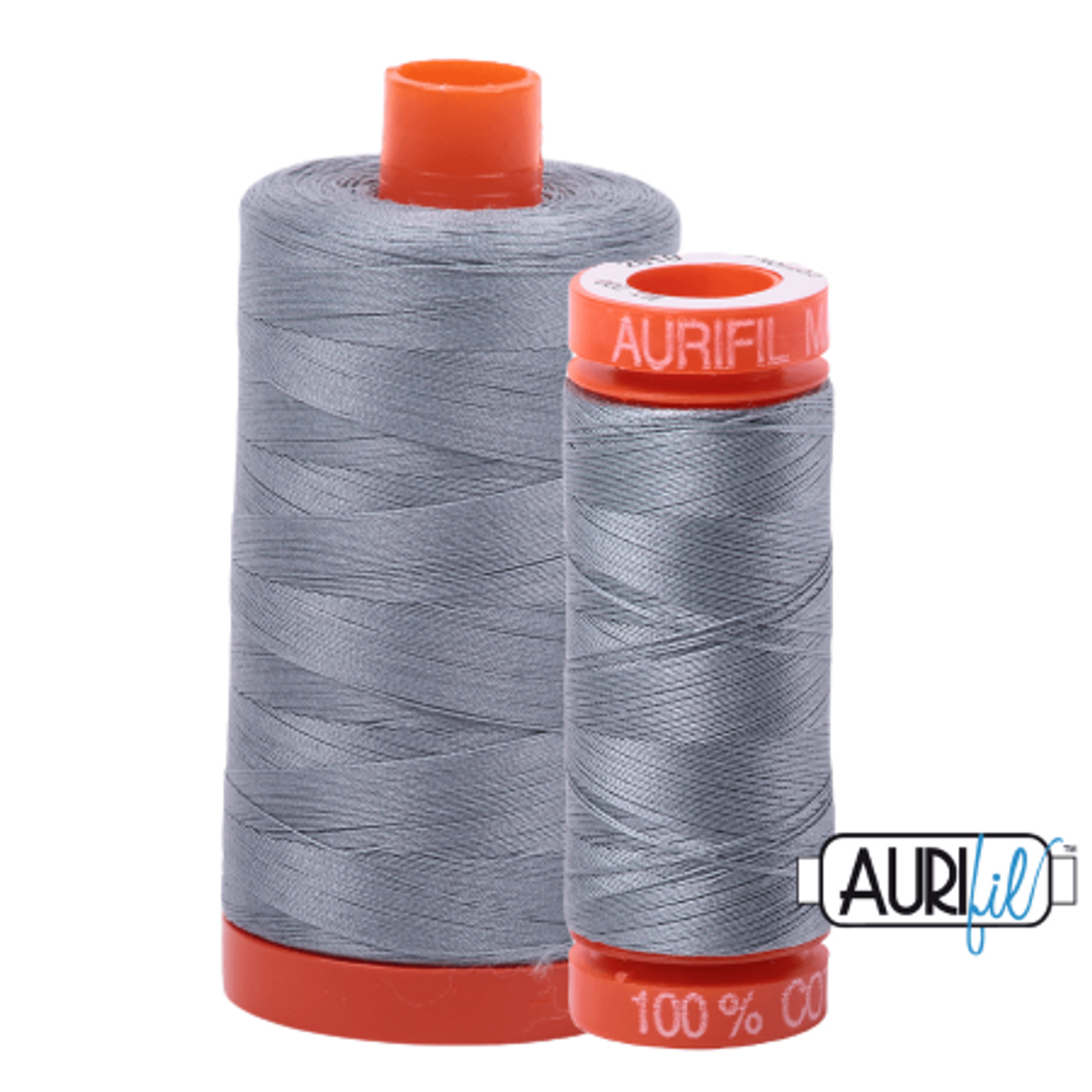 Aurifil Light Blue Grey 50WT Quilting Thread 2 Sizes