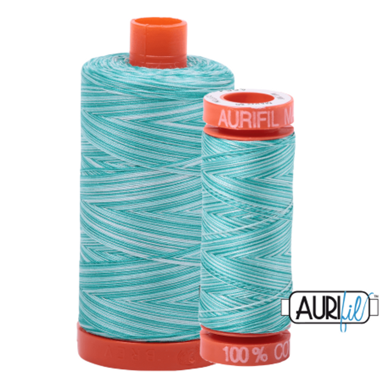 Turquoise Foam at Sea 50WT Variegated Quilting Thread 4654 2 Sizes