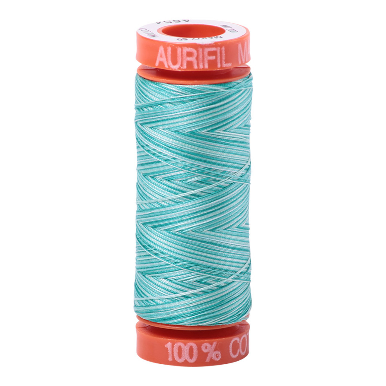 Turquoise Foam  4654 | Aurifil 50WT Variegated Thread