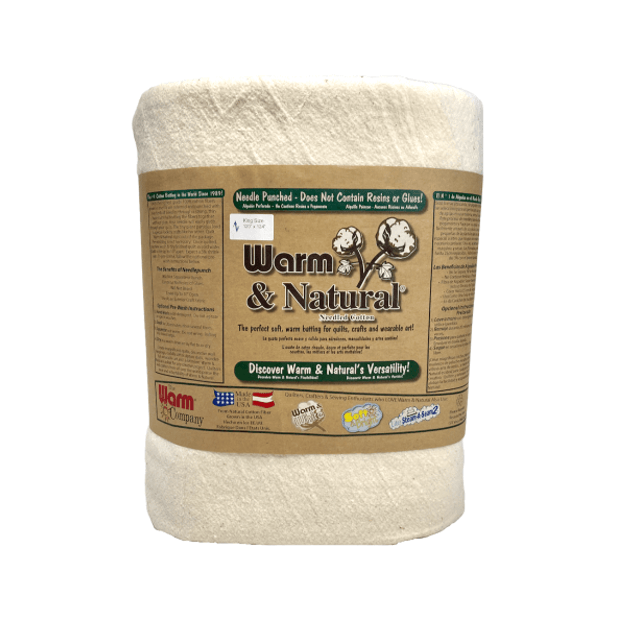 Supreme Comfort: Warm & Natural King Size Wadding Pack