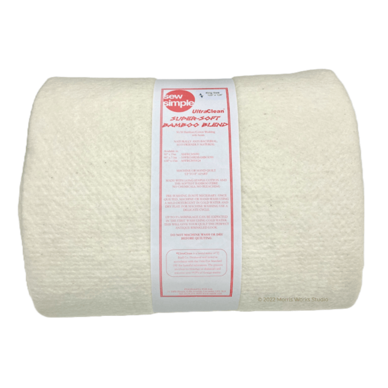 Sew Simple Super Soft 50/50 Bamboo Cotton Wadding Pack King Size