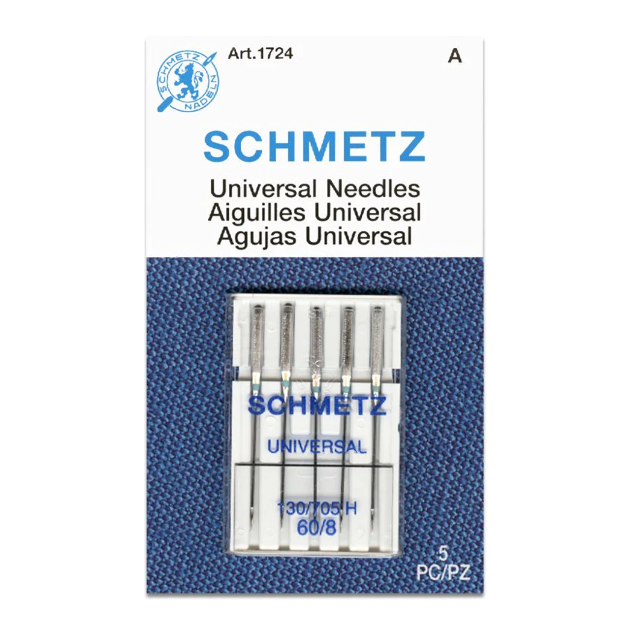Schmetz Universal Needles 60/8 pack of 5 needles