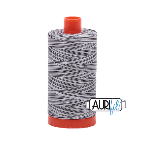 Aurifil Licorice Twist  50WT Variegated Quilting Thread 4652