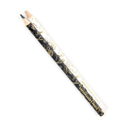 Hemline Gold Water Soluble Fabric Pencils | 2 pcs in Grey & White