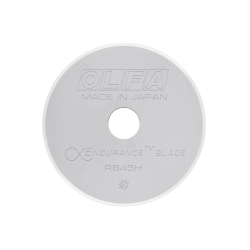OLFA 45mm RB45H Endurance Rotary Blade made of tungsten steel for superior durability