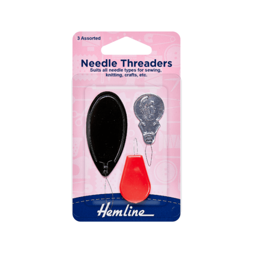 Assorted Pack of 3 Needle Threaders