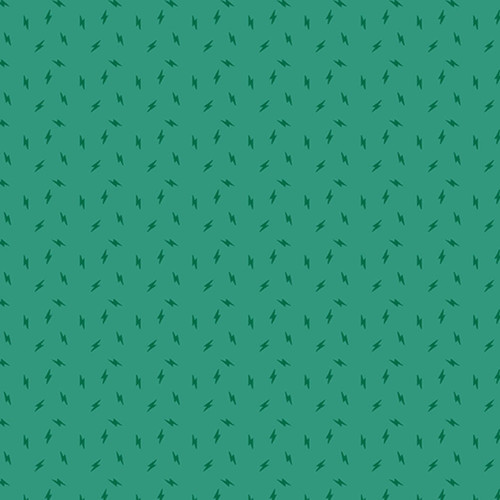 Andover Fabric's Atomic Collection showcasing Pine's sea green hue.