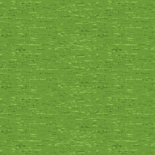 "Grassland" fabric from Makower's Nature’s Elements collection, featuring a rich green color with a textured appearance reminiscent of natural grass.