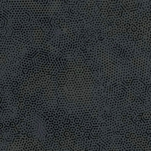 Close-up of 100% cotton Andover Fabrics 'Dimples' in Charcoal, showing tone-on-tone dimple texture detail.