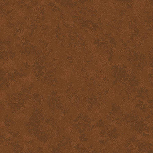 Rich brown tonal texture Spraytime Conker 100% cotton fabric by Makower