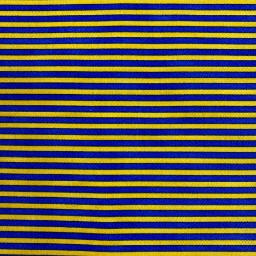 Navy blue and yellow striped fabric from the Graphix collection by Paintbrush Studios.