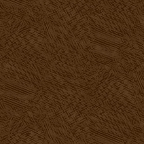 Andover Fabrics Dimples Collection Bruin tone-on-tone brown quilting fabric with dimpled texture.