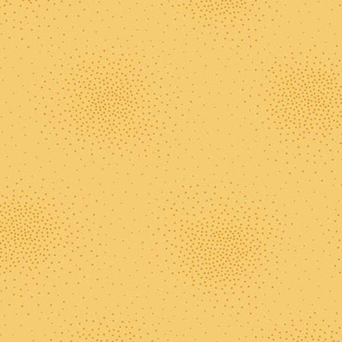 Andover Fabrics Spritz Butter yellow fabric with soft tonal dotted texture in warm buttery shade