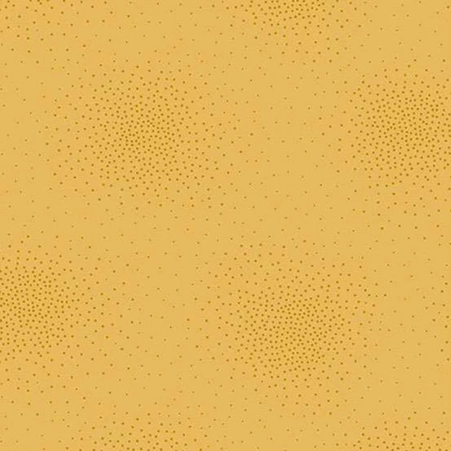 Andover Fabrics Spritz Canary yellow fabric with subtle dotted texture in warm golden yellow tone