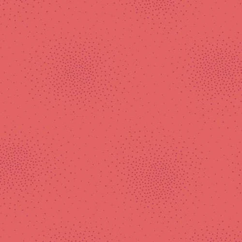Andover Fabrics Spritz Rose pink fabric with soft tonal dotted texture in warm rosy shade