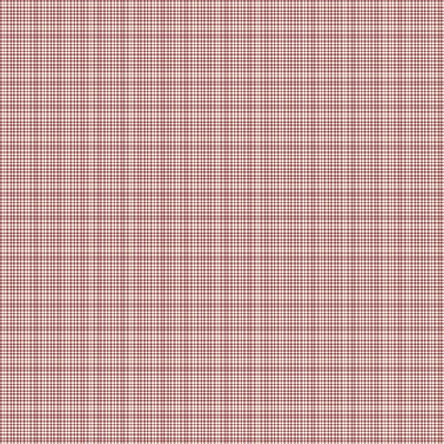 Northcott Nest Checks - Paprika fabric featuring warm paprika red and cream miniature checked pattern on Japanese quilting cotton