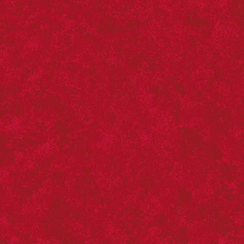 Makower Spraytime Collection showcasing Christmas Red fabric in a rich crimson hue