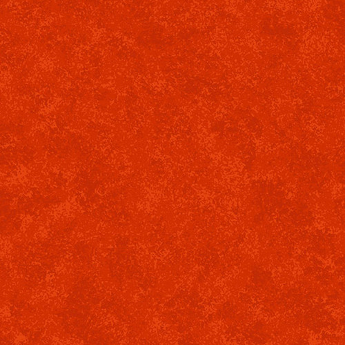 Makower Spraytime Collection's Tangerine fabric in cheerful orange