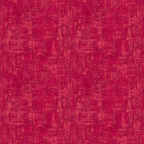 Alt: Red fabric from the Nitty Gritty collection by Jordan Fabrics for Andover showing textured tonal red design with layered depth.