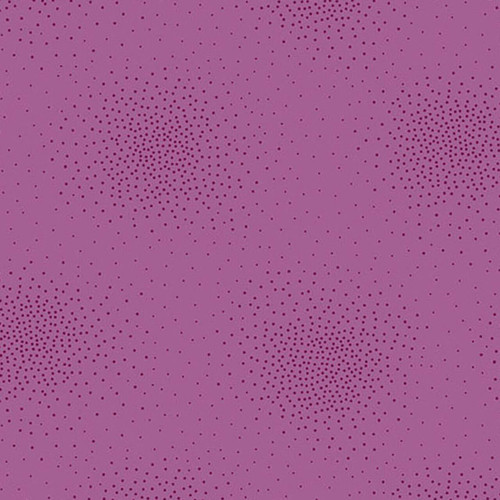 Andover Fabrics Spritz 2 Amethyst fabric in dusky mauve purple with darker scattered dot clusters