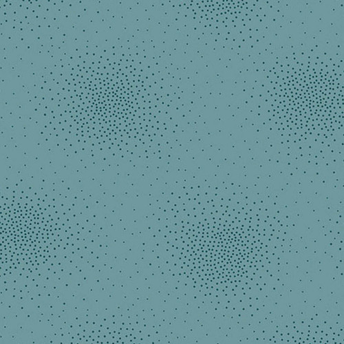 Andover Fabrics Spritz 2 Adriatic fabric in soft blue teal with gently scattered tonal dot clusters