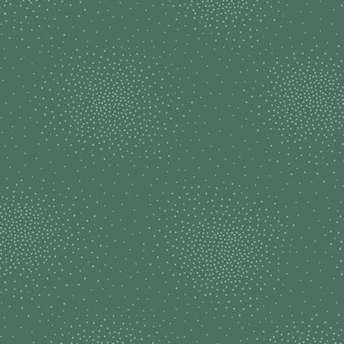 Andover Fabrics Spritz 2 Deep Sea fabric in a rich blue-green with softly scattered tonal dot clusters