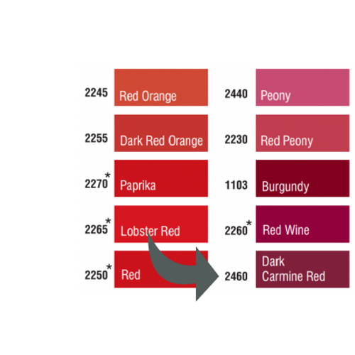 Aurifil Dark Carmine Red 50WT Quilting Thread 2460