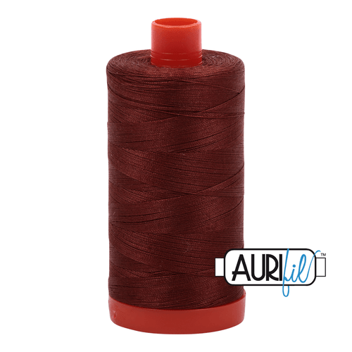 Aurifil Copper Brown 50WT Quilting Thread 4012