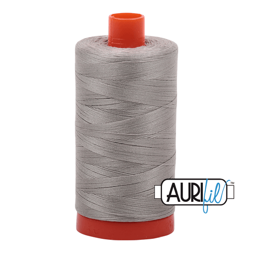 Aurifil Light Grey 50WT Quilting Thread 5021