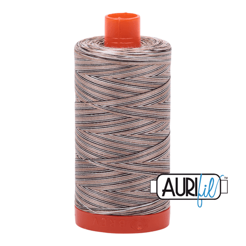 Aurifil Nutty Nougat 50WT Variegated Quilting Thread 4667