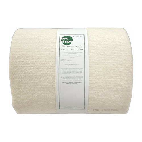 Sew Simple Super Soft 70/30 Eco Blend Cotton Wadding Pack Queen Size