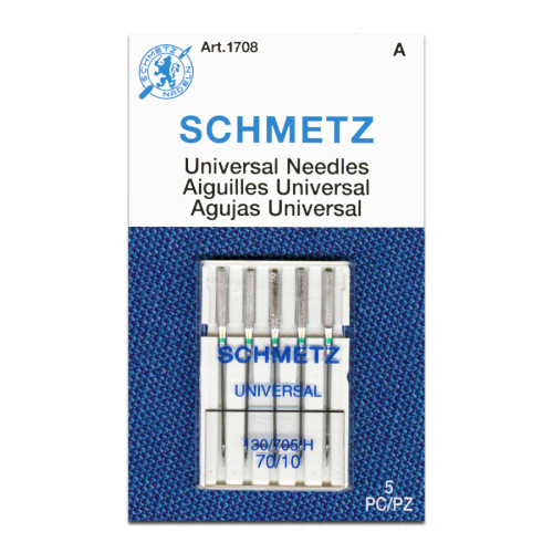 Schmetz Universal Needles 70/10 pack of 5 needles