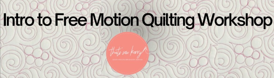 Beginner's Free Motion Quilting Workshop in Brighton & Hove