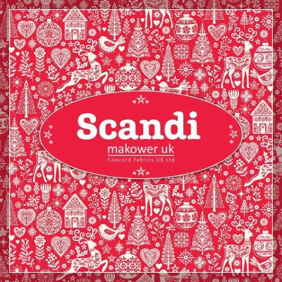 Promotional image for the Makower UK Scandi Christmas collection
