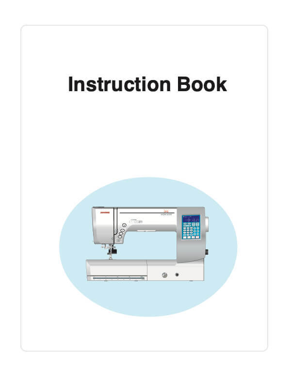 Janome MC6700P Instruction Manual