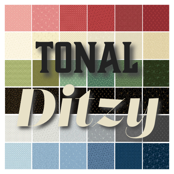 Tonal Ditzy Fabric Collection