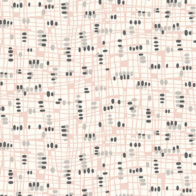Experience Mid-Century Charm with Abstract in Shell Pink by Andover Fabrics