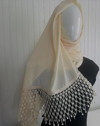 Georgette Cream Venice Laced Shayla