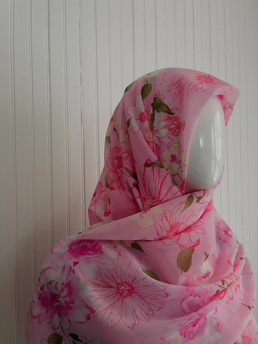 Chiffon Light Pink Hijab