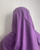 100% Cotton Voile Hijab - Purple