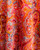 Orange Paisley Floral with Metallic Specks Hijab