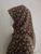 Brown Speckled Floral Hijab -  Yoryu Chiffon