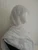 Embroidered White on White Chiffon Hijab